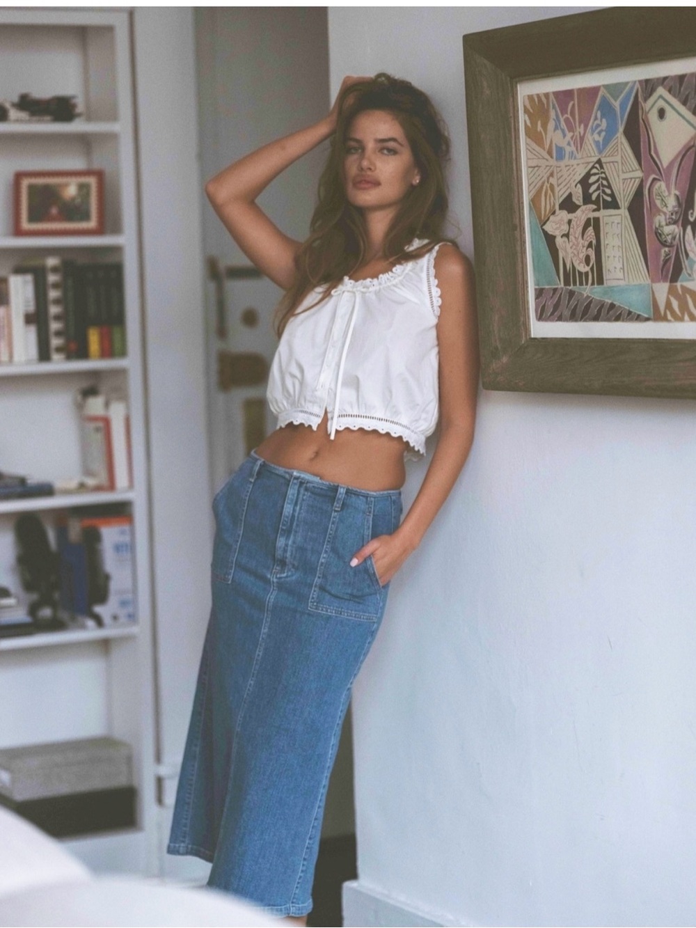 Le Jean skirt